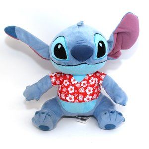 Disney Store Stitch Plush 11" Aloha Plush Lilo & Stitch